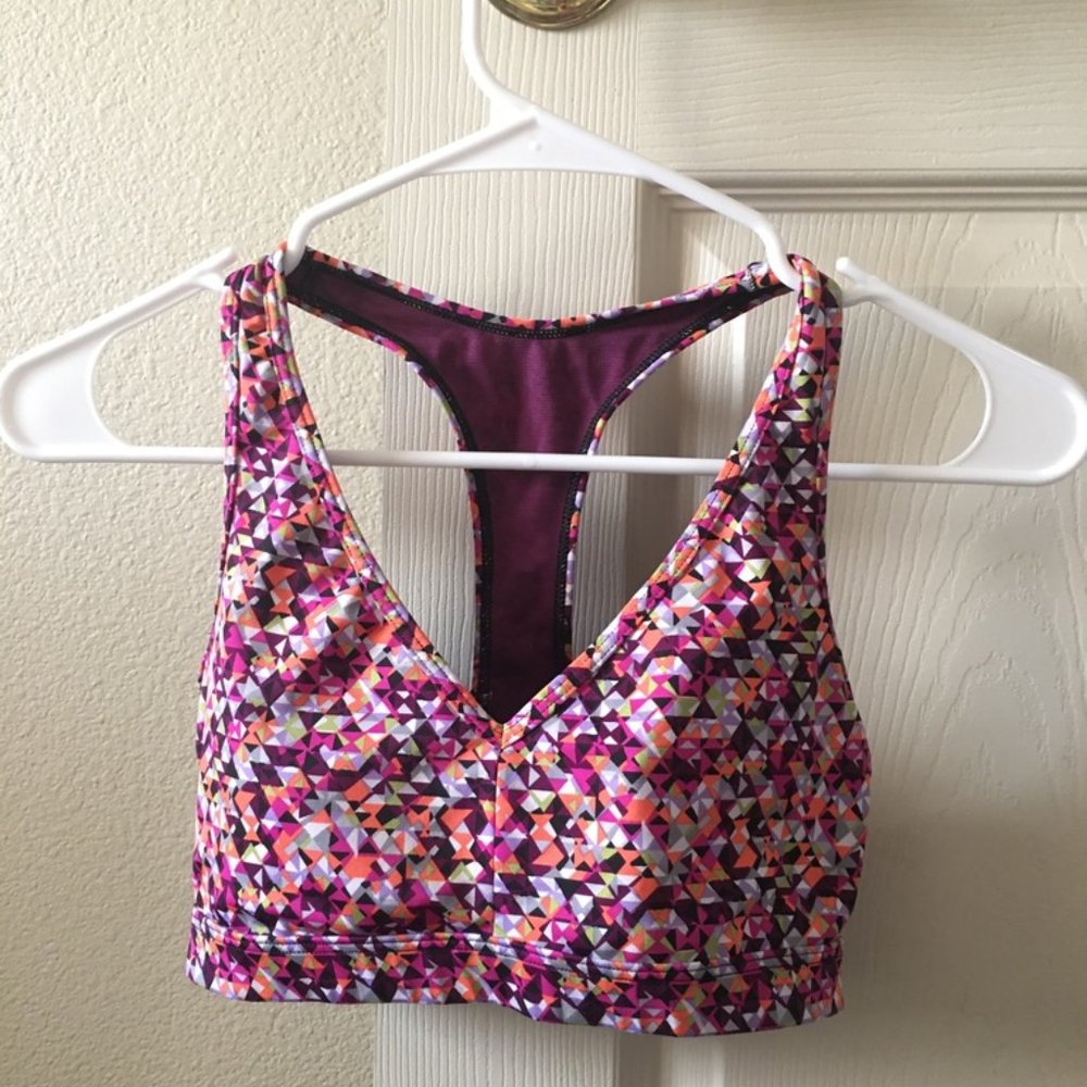 Pink Sports Bra